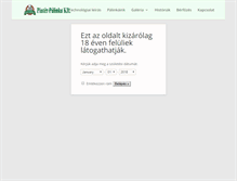 Tablet Screenshot of pinterpalinka.hu